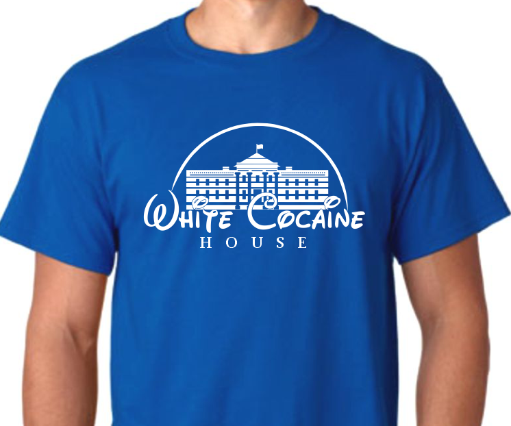 White Cocaine House T-shirt | Blasted Rat