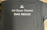 2 Sided Das Reich German 2nd Panzer division Biker outlaws T shirt tee