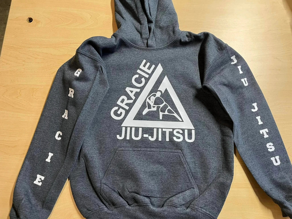 Gracie MMA Brazilian Jiu Jitsu HOODIE with sleeves