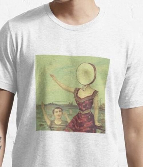 Neutral Milk hotel music band T shirt tee