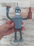 Bender Futurama Robot 8' + Accessories, Flexible Scale model Toy