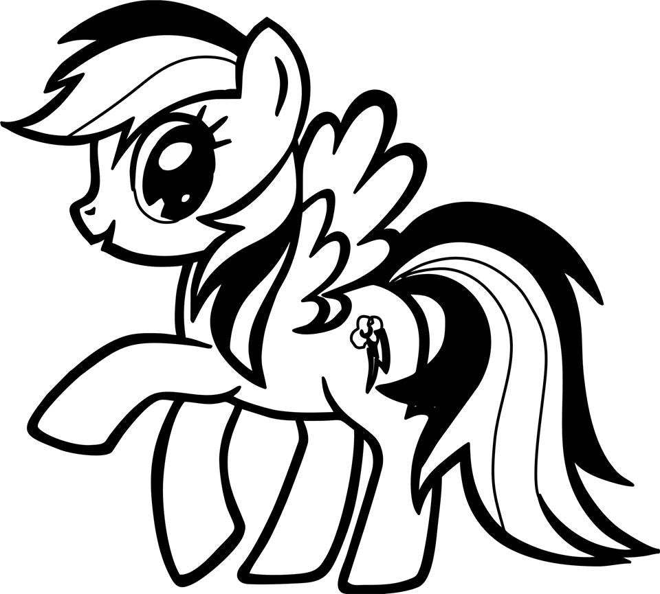 My Little Pony Rainbow Dash - Die Cut Vinyl Sticker Decal