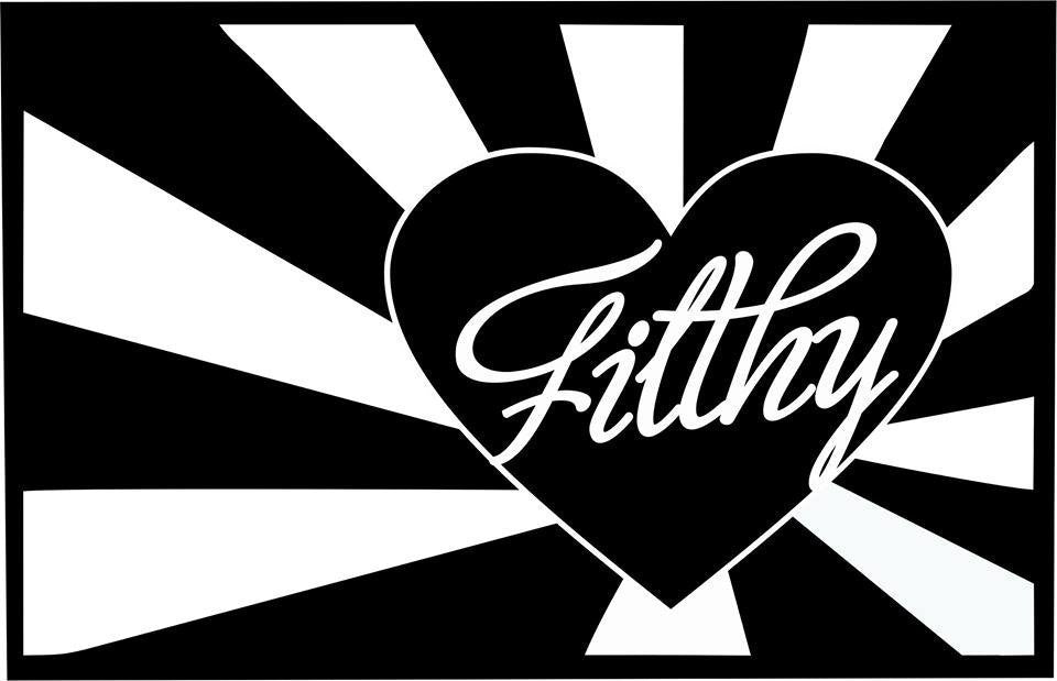 JDM Flag with Flithy Love Heart JDM Racing | Die Cut Vinyl Sticker Decal | Blasted Rat