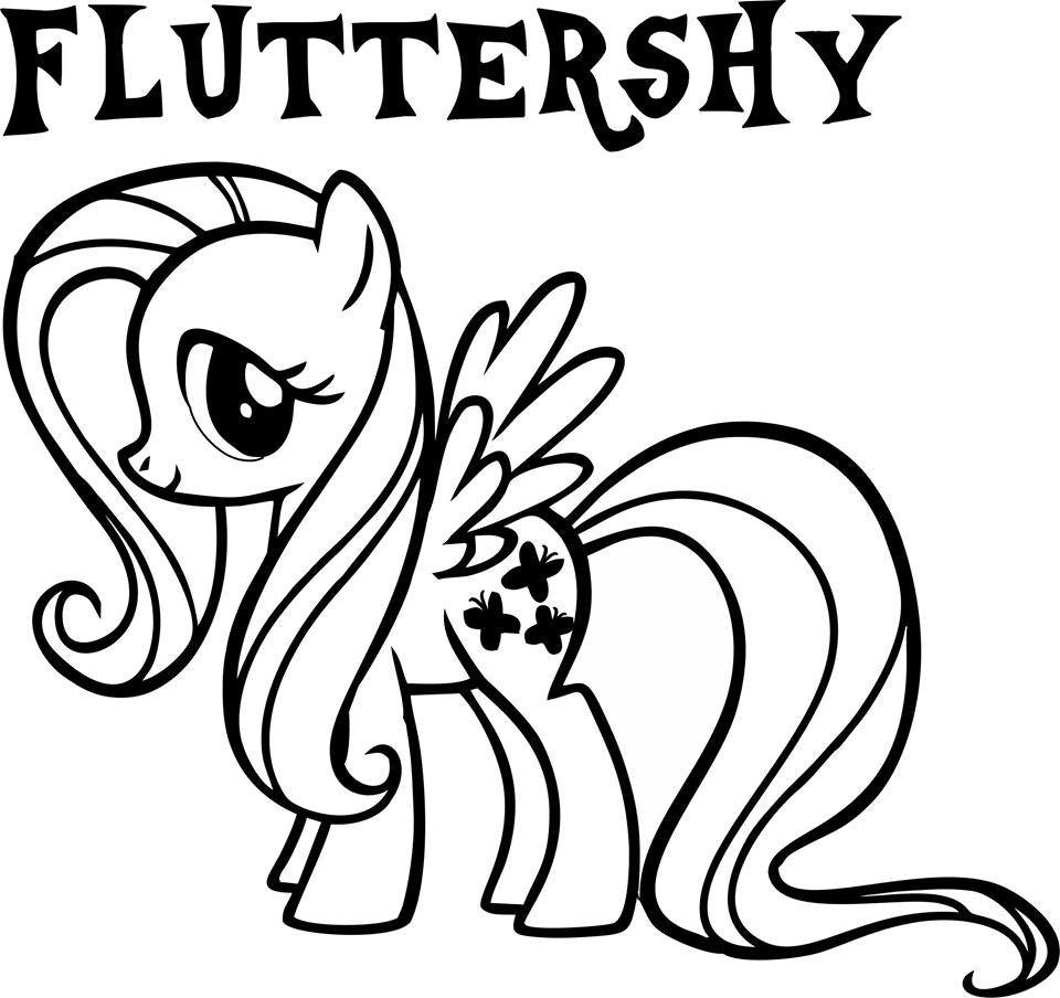 My Little Pony Fluttershy - Die Cut Vinyl Sticker Decal