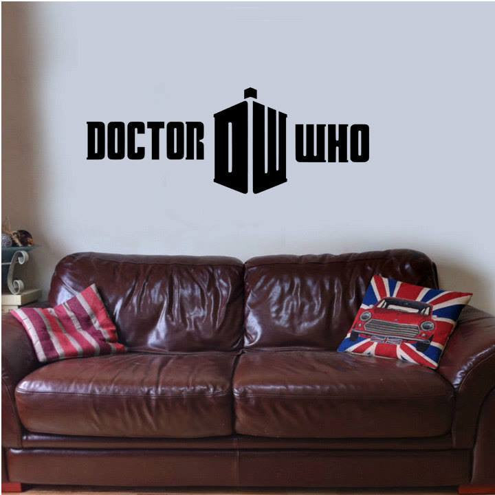 Doctor Who Logo Whovian - 23" Die Cut Vinyl Wall Decal Sticker