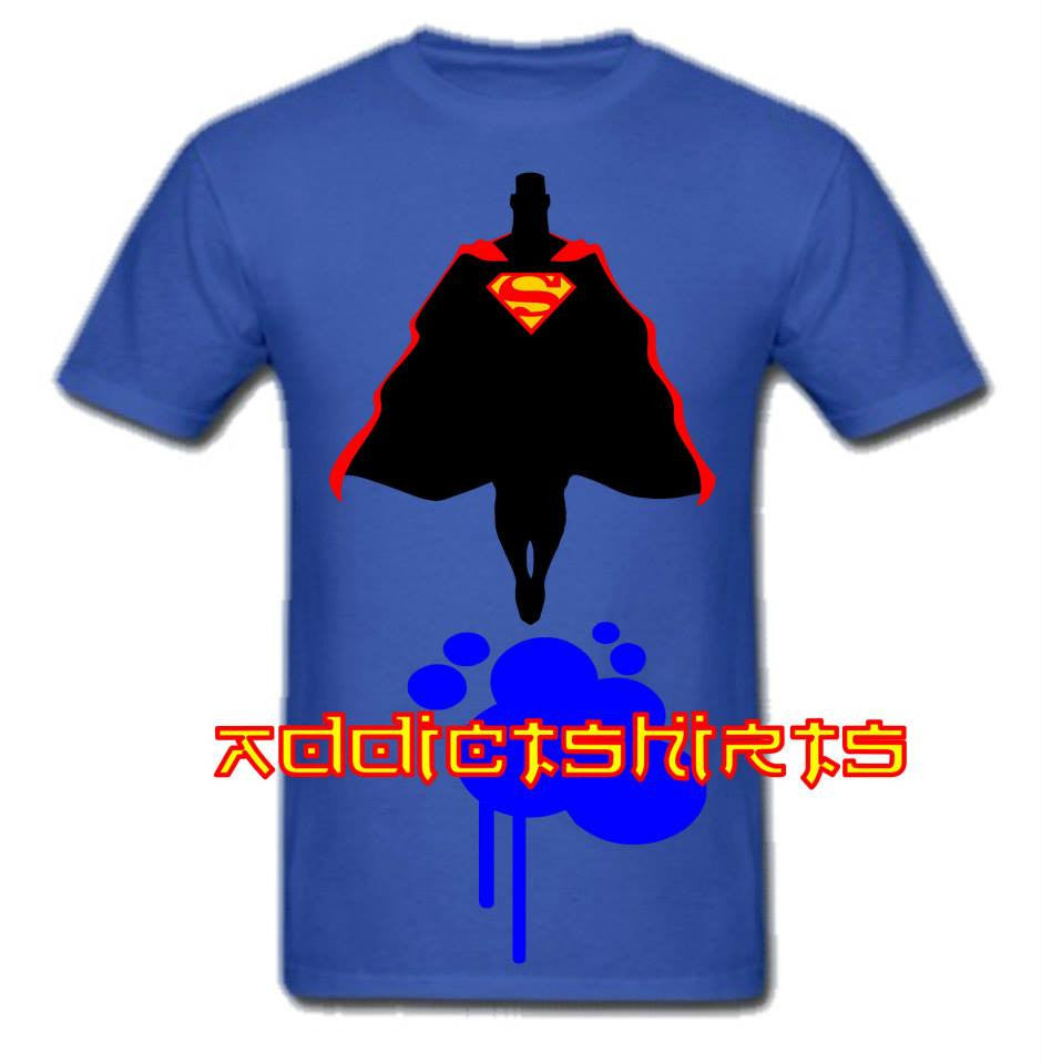 Superman Shadowy Figure T-shirt | Blasted Rat