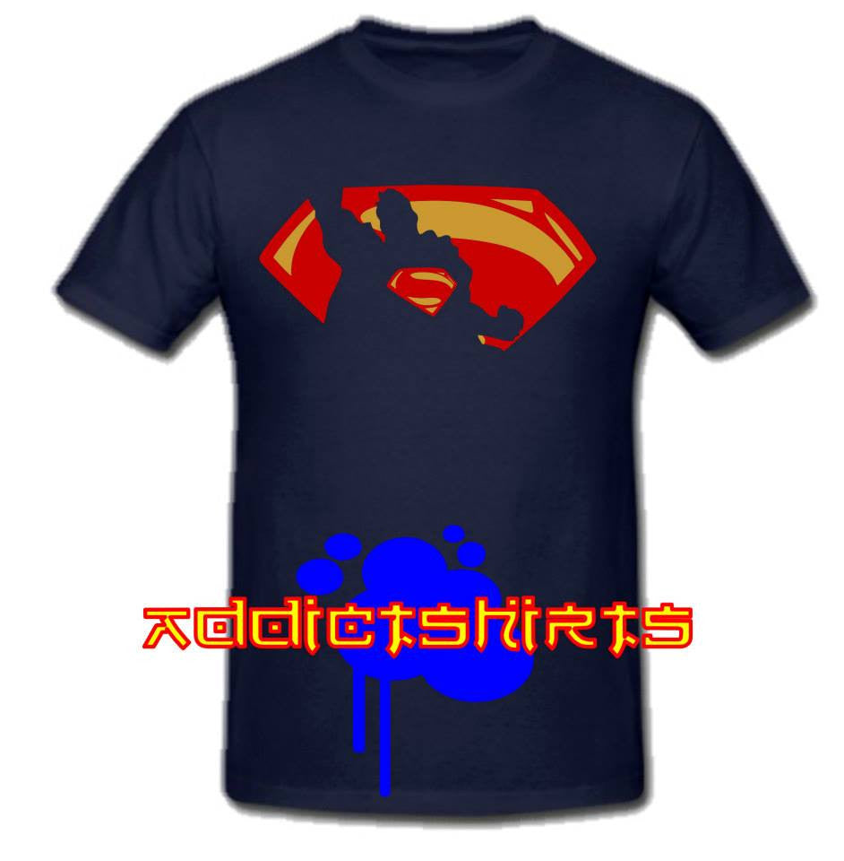Superman Double Logo T-shirt | Blasted Rat