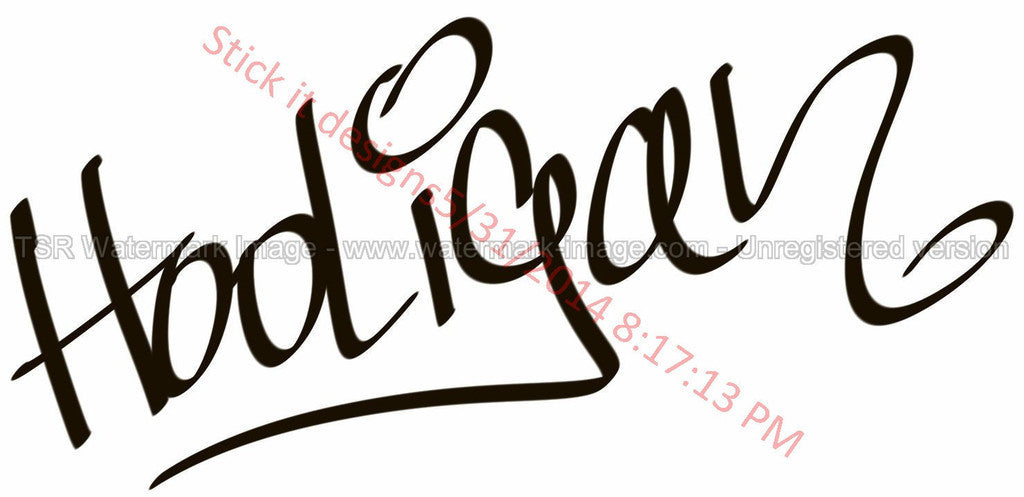 Hooligan Hand Style Graffiti JDM Racing | Die Cut Vinyl Sticker Decal | Blasted Rat