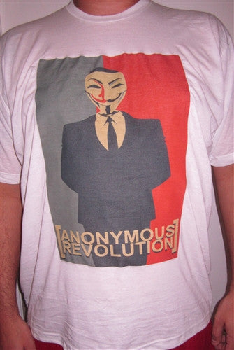 Anonymous Revolution T-shirt | Blasted Rat