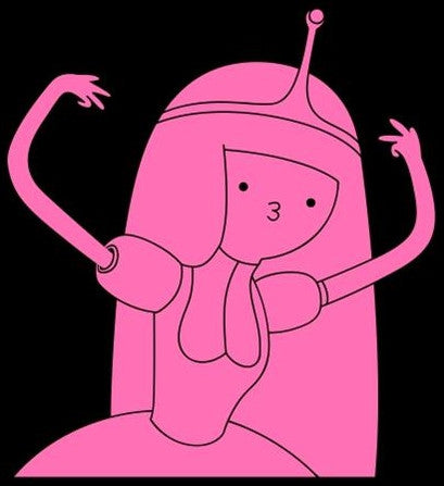 Gangsta Princess Bubblegum, Adventure Time  - Die Cut Vinyl Sticker Decal