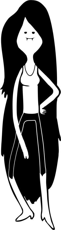 Marceline the vampire queen, Adventure Time  - Die Cut Vinyl Sticker Decal
