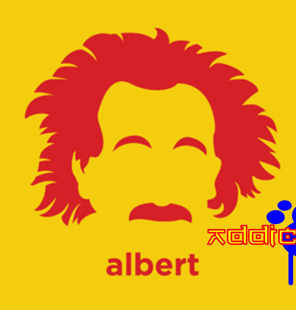 Albert Einstein - Die Cut Vinyl Sticker Decal