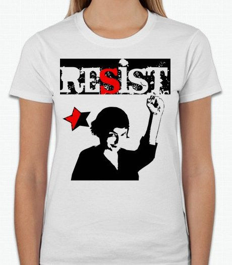 Audrey Tautou Amelie Anarchist Resist T-shirt | Blasted Rat
