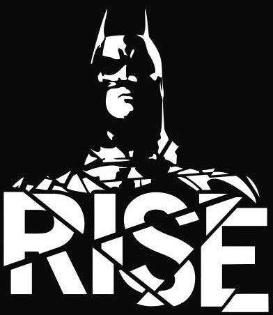 Batman, The Dark Knight Rises - Die Cut Vinyl Sticker Decal