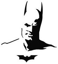 Batman Head - Die Cut Vinyl Sticker Decal