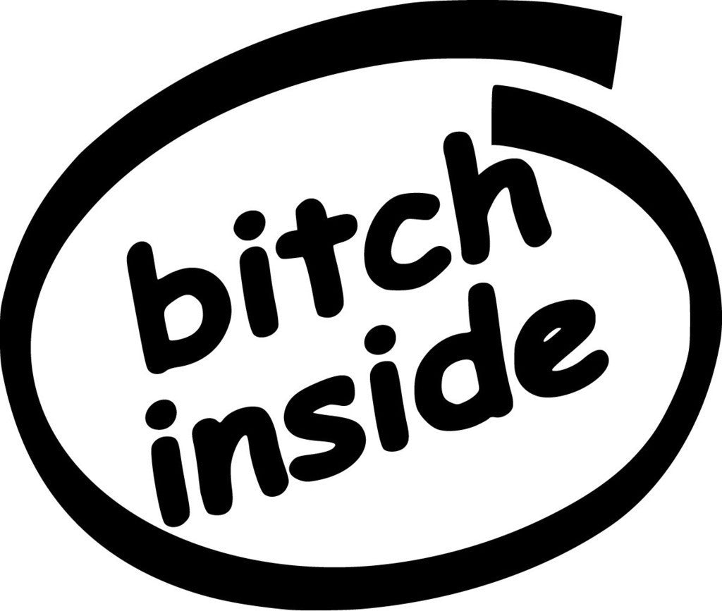 Bitch Inside JDM Racing | Die Cut Vinyl Sticker Decal | Blasted Rat