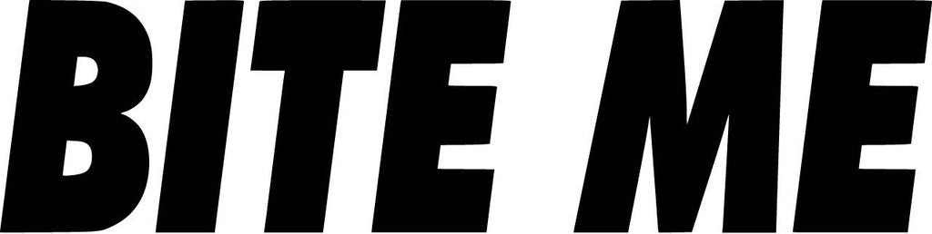 Bite Me JDM Racing | Die Cut Vinyl Sticker Decal | Blasted Rat
