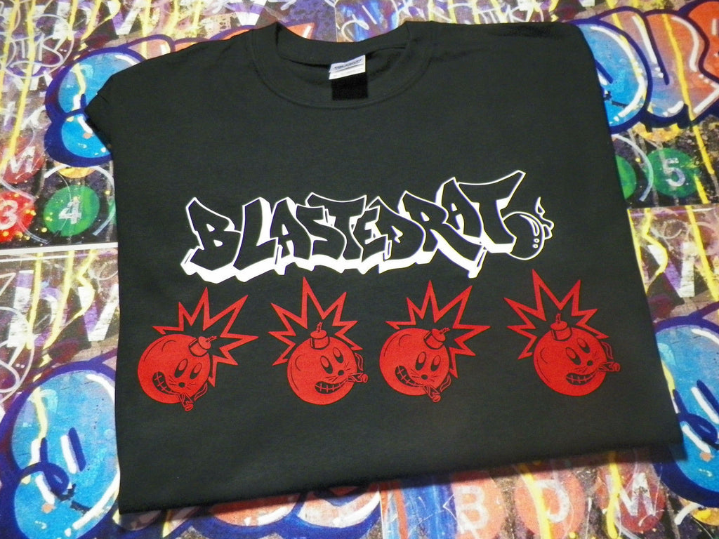 BlastedRat Graffiti Bomb Wildstyle T-shirt