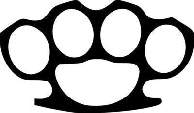 Brass Knuckles JDM Racing | Die Cut Vinyl Sticker Decal | Blasted Rat