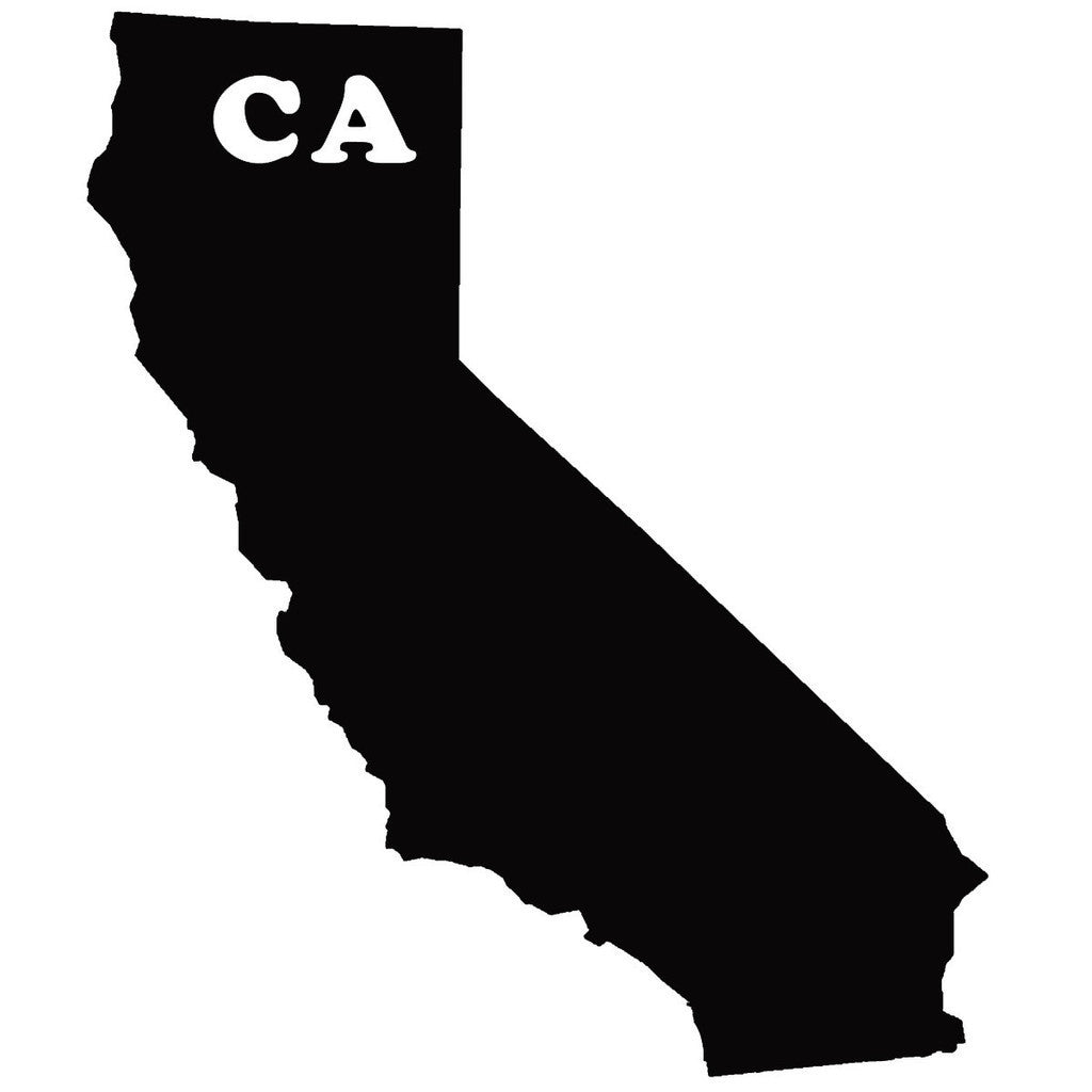California State CA JDM Racing | Die Cut Vinyl Sticker Decal | Blasted Rat