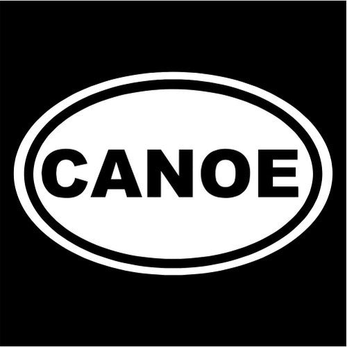 Canoe - Die Cut Vinyl Sticker Decal