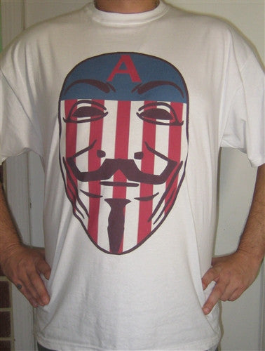 Captain Anonymous T-shirt | Blasted Rat