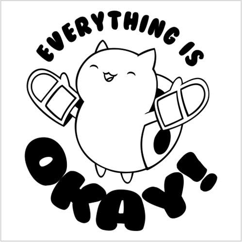 Catbug cooking, Bravest Warriors Everything Is Okay Kitchen Baking Die Cut Vinyl Sticker Decal