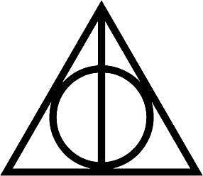 Deathly Hallows, Harry Potter - Die Cut Vinyl Sticker Decal