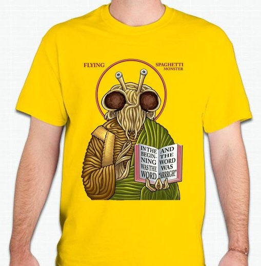 Flying Spaghetti Monster Icon T-shirt | Blasted Rat