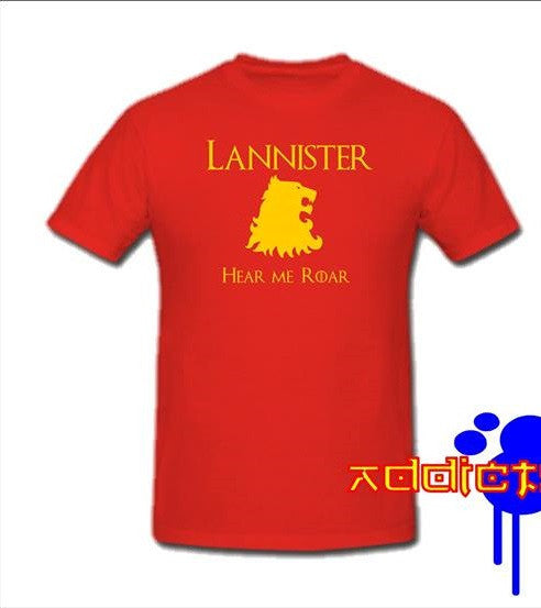 Game of Thrones Lannister Hear Me Roar T-shirt