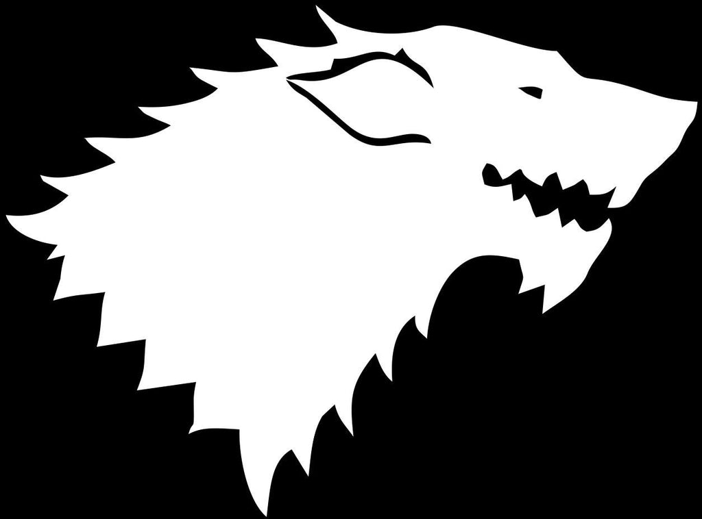 House Stark Logo, Game of Thrones  - Die Cut Vinyl Sticker Decal