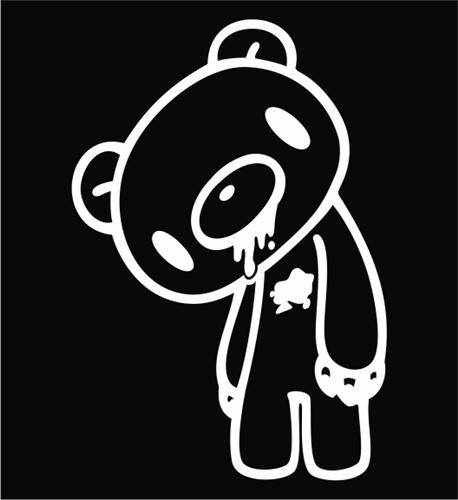 Gloomy Bear - Die Cut Vinyl Sticker Decal