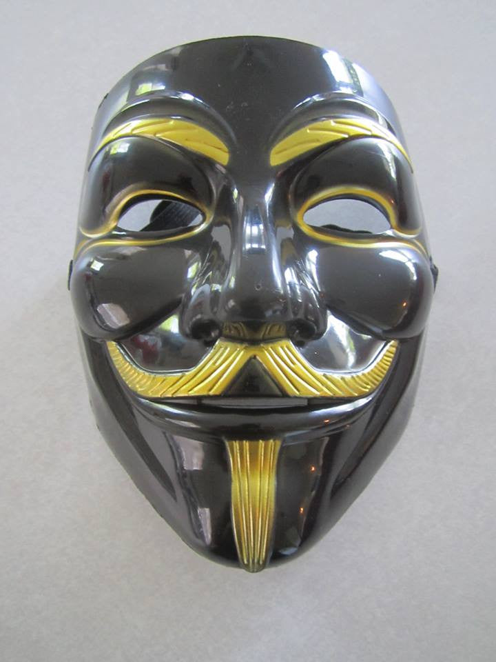 Metallic-Looking Guy Fawkes Anonymous Mask