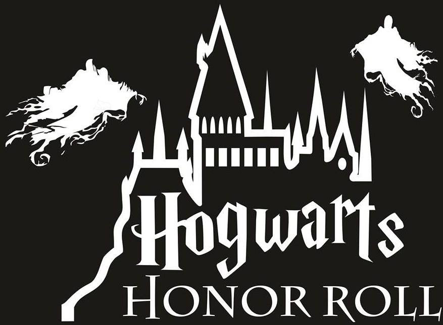 Harry Potter Hogwarts Honor Roll | Die Cut Vinyl Sticker Decal | Blasted Rat