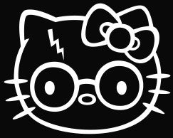 Hello Kitty Harry Potter - Die Cut Vinyl Sticker Decal