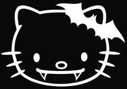 Hello Kitty Vampire - Die Cut Vinyl Sticker Decal