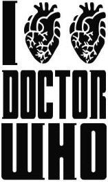 I heart dr Who | Die Cut Vinyl Sticker Decal | Blasted Rat