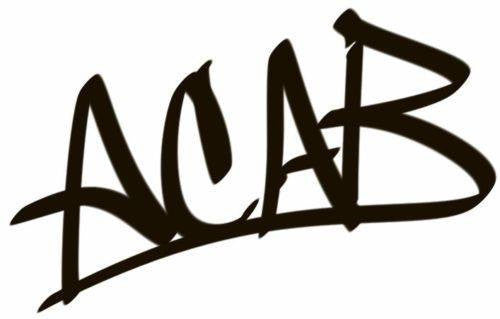 ACAB Graffiti | Die Cut Vinyl Sticker Decal | Blasted Rat