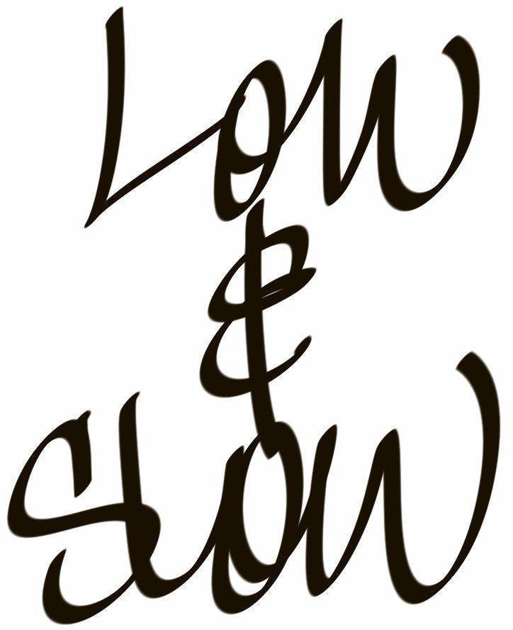 Low & Slow Graffiti JDM Racing | Die Cut Vinyl Sticker Decal | Blasted Rat