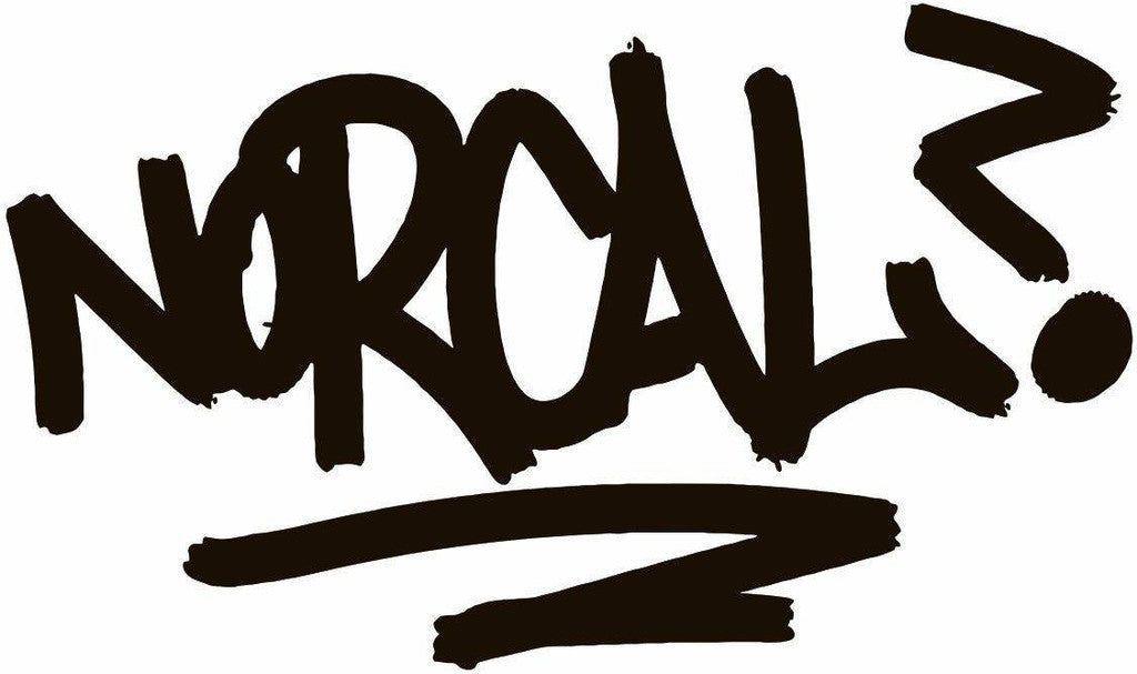 Norcal Hand Style Graffiti JDM Racing | Die Cut Vinyl Sticker Decal | Blasted Rat