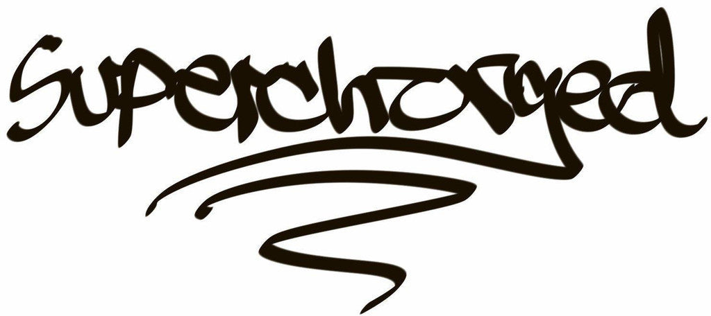 Supercharged Hand Style Graffiti JDM Racing | Die Cut Vinyl Sticker Decal | Blasted Rat