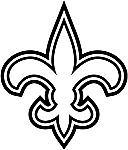Fleur de Lis Saints New Orleans JDM Racing | Die Cut Vinyl Sticker Decal