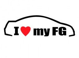 I Love My FG Honda JDM Racing | Die Cut Vinyl Sticker Decal | Blasted Rat