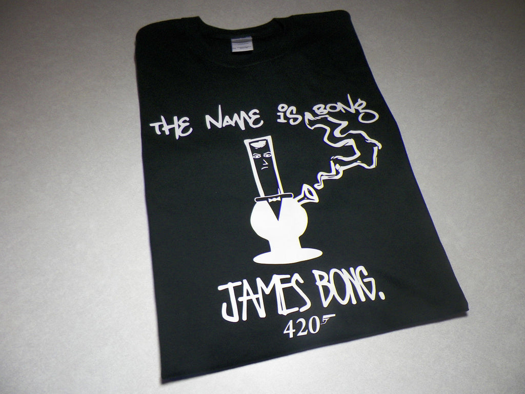 James Bong 007 420 Weed Smokers Marijuana T-shirt
