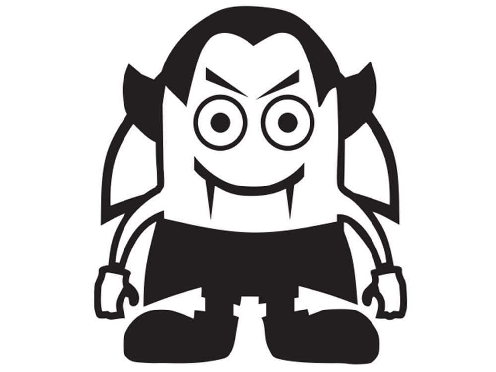Despicable Me Dracula Vampire Minion - Die Cut Vinyl Sticker Decal