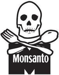 Monsanto skull - Die Cut Vinyl Sticker Decal