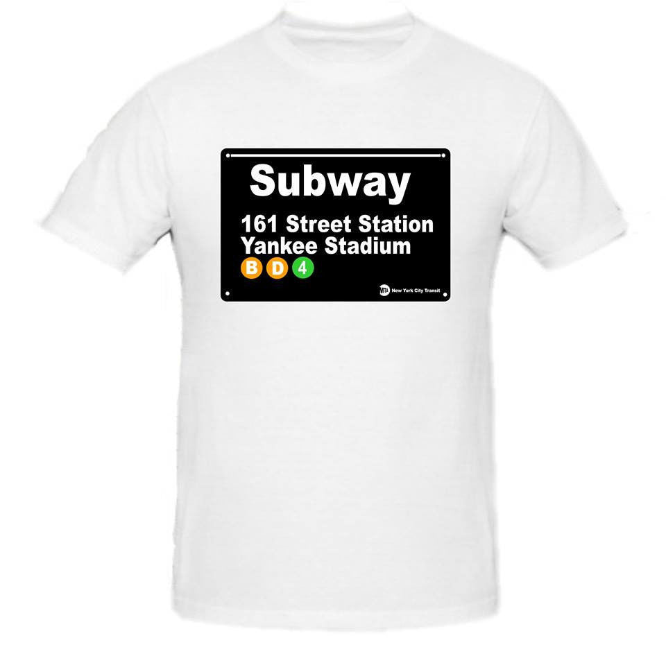 NYC Subway Sign Yankee Stadium T-shirt