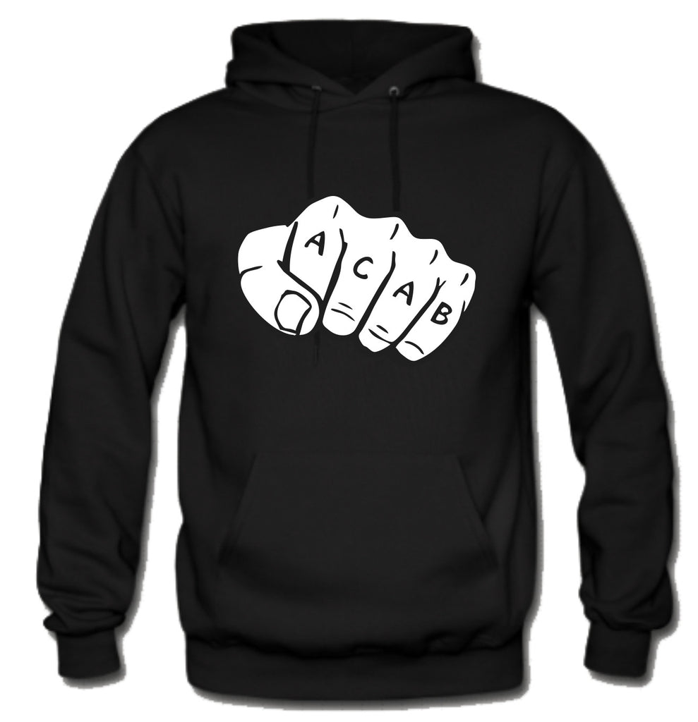 ACAB Smash Fist Bump Knuckles A.C.A.B. Hoodie