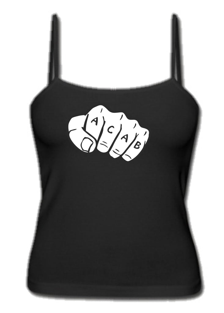 ACAB Smash Fist Bump Knuckles A.C.A.B. Women's Singlet