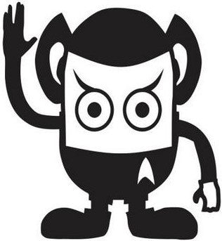 Despicable Me Star Wars Spock Minion - Die Cut Vinyl Sticker Decal